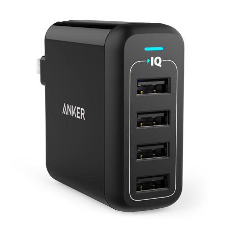 40W 4-Port USB Wall Charger