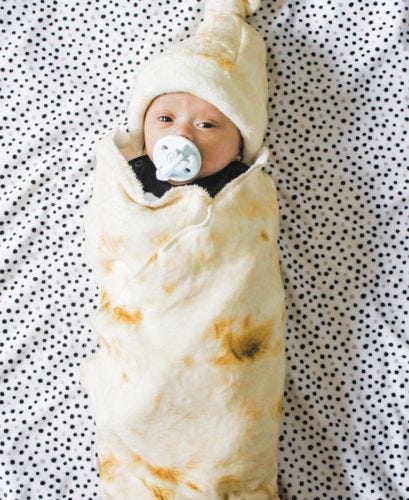 Baby Burrito Blanket
