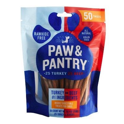 Paw & Pantry Twist Variety Pack Turkey and Beef