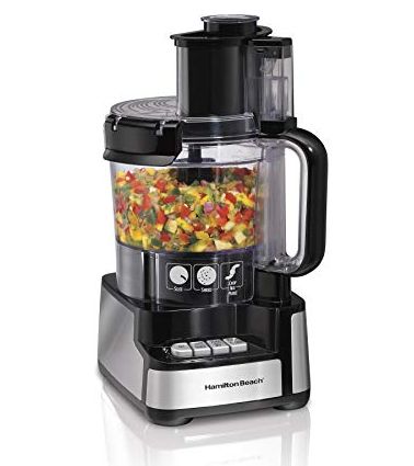 Hamilton Beach 12-Cup Stack & Snap Food Processor and Vegetable Chopper