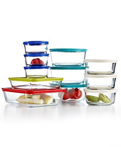 Pyrex 22 Piece Food Storage Container Set