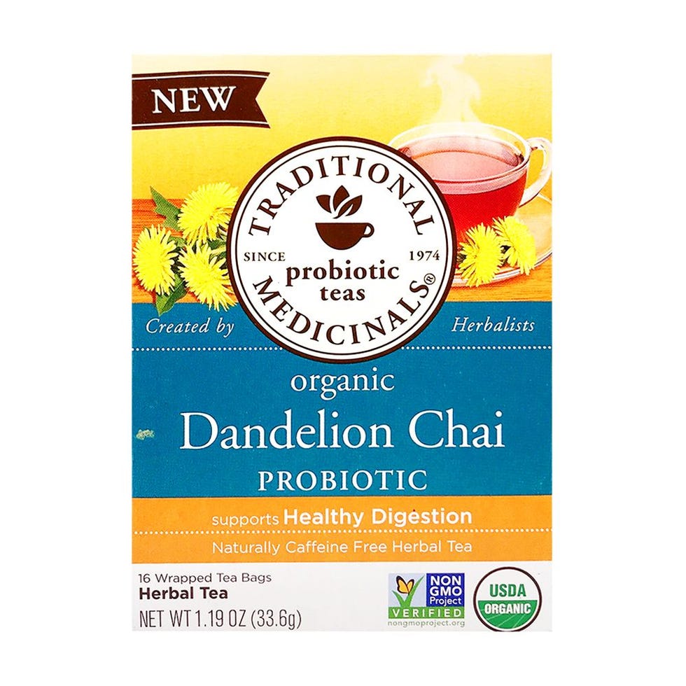 Traditional Medicinals Organic Dandelion Chai Probiotic Tea (Pack of 6)