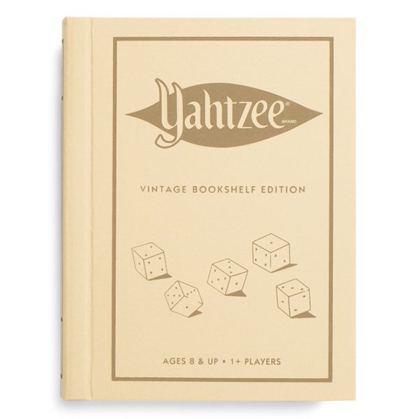 Vintage Yahtzee Linen Book