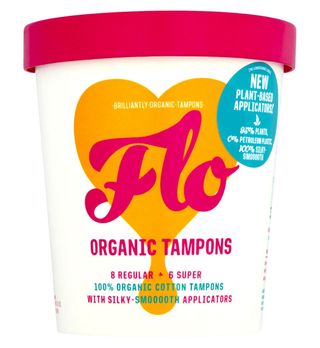 Flo Organic Eco-applicator Tampons Regular  Super 14pk