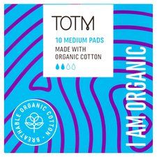 Totm Organic Cotton Regular Pads 10S