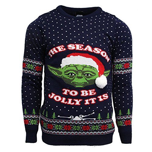 Star Wars Official Master Yoda Christmas Jumper / Sweater