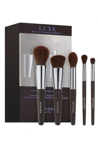 Set de pinceles de lujo para el rostro