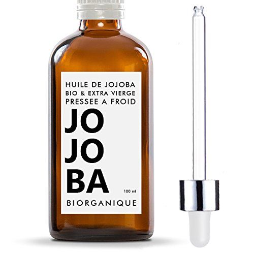 Olio di jojoba 100% Bio, puro, naturale e spremuto a freddo – 100 ml – Cura per capelli, corpo, pelle