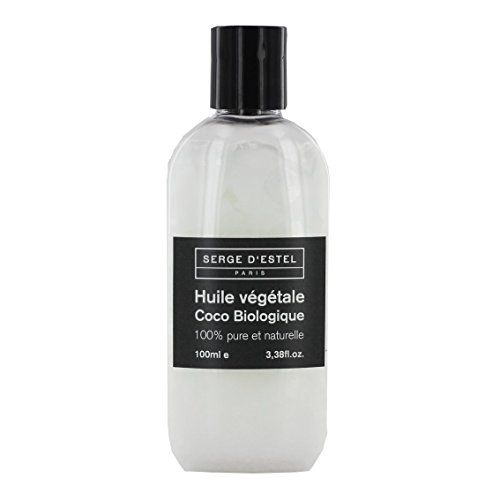 Serge D Estel Paris - Olio vegetale di cocco biologico 100ml, 100% pura e naturale, per la cura dei capelli e del corpo