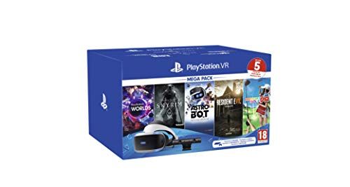 PS VR – Mega Pack V2 -PS VR headset + PS Camera +5 Giochi- Bundle