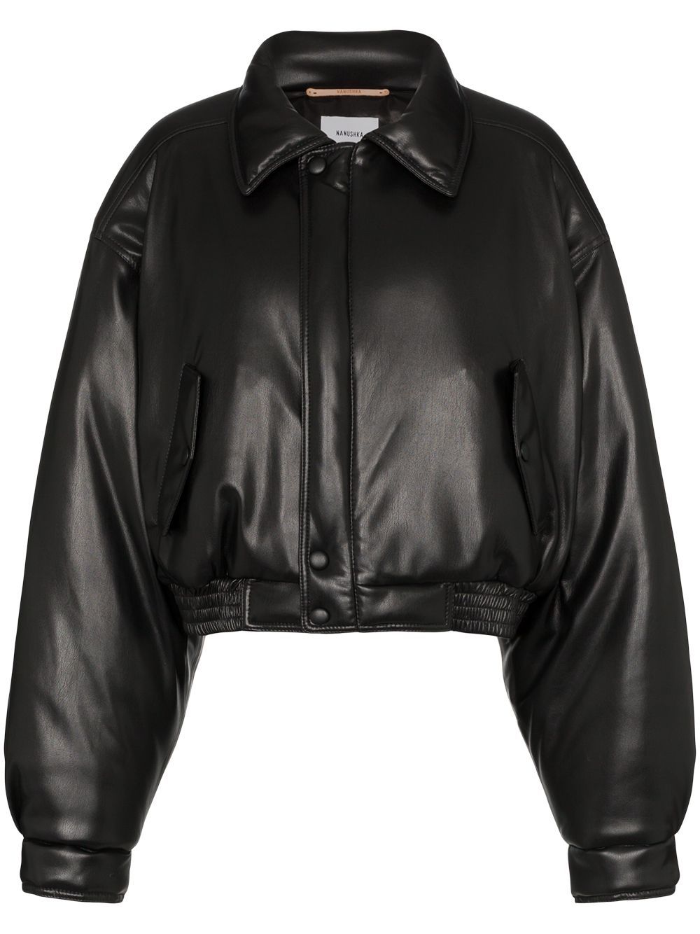 Vintage 80s leather jacket women brown leather bomber jacket cream ...