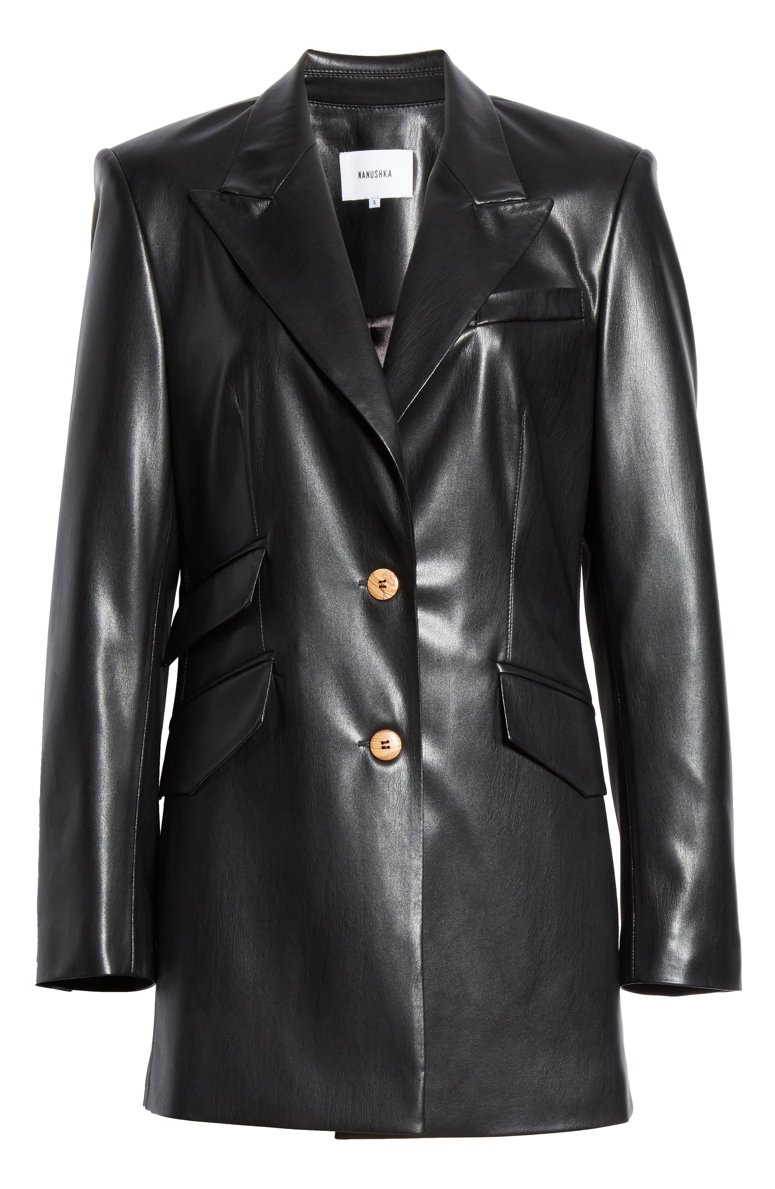 The Vegan Leather Blazer