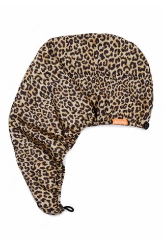 hurtig tør Leopard Print hår Turban
