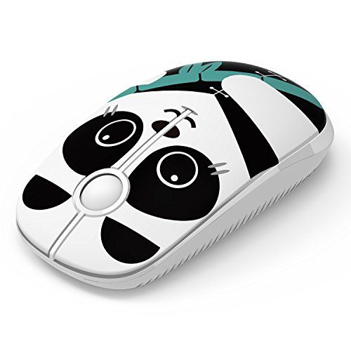 Mouse wireless, Jelly Comb Mouse wireless 2.4 GHz per laptop/tablet, preciso e silenzioso (Panda)