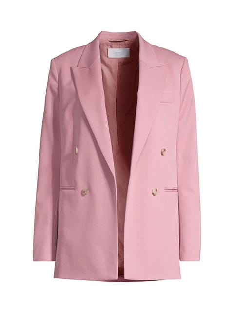 Queen Letizia Wears A Pink Suit By Boss