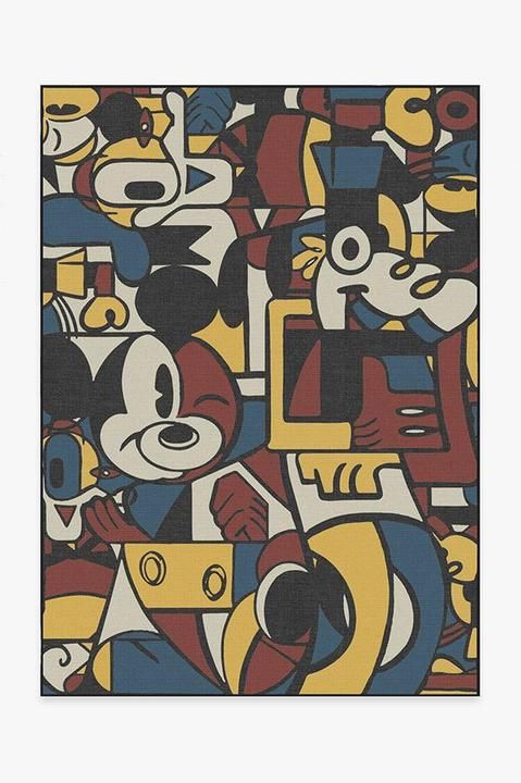 Mickey & Friends Multicolor Rug