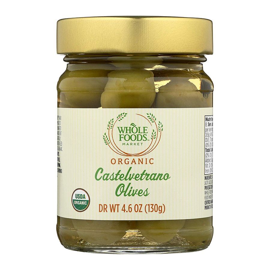 Whole Foods Market, Organic Castelvetrano Olives, 4.6 oz