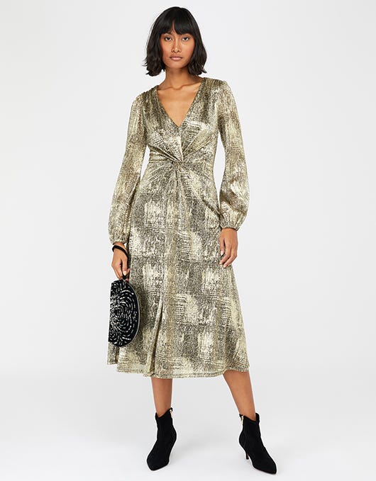 Vanessa Twist Midi Dress