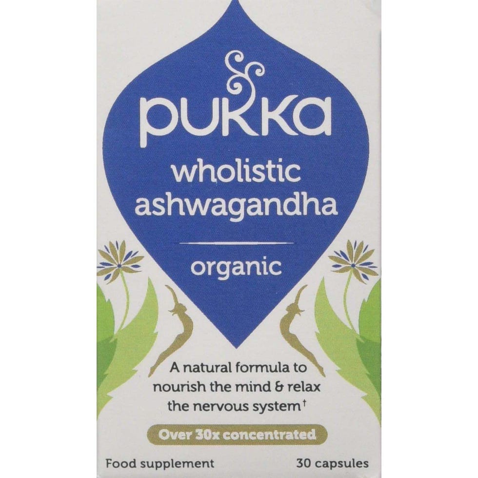 Pukka Herbs Wholistic Ashwagandha, Organic Natural Formula, Pack of 30 Capsules
