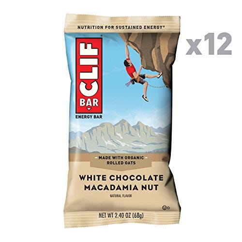Clif White Chocolate Macadamia Nut Bars