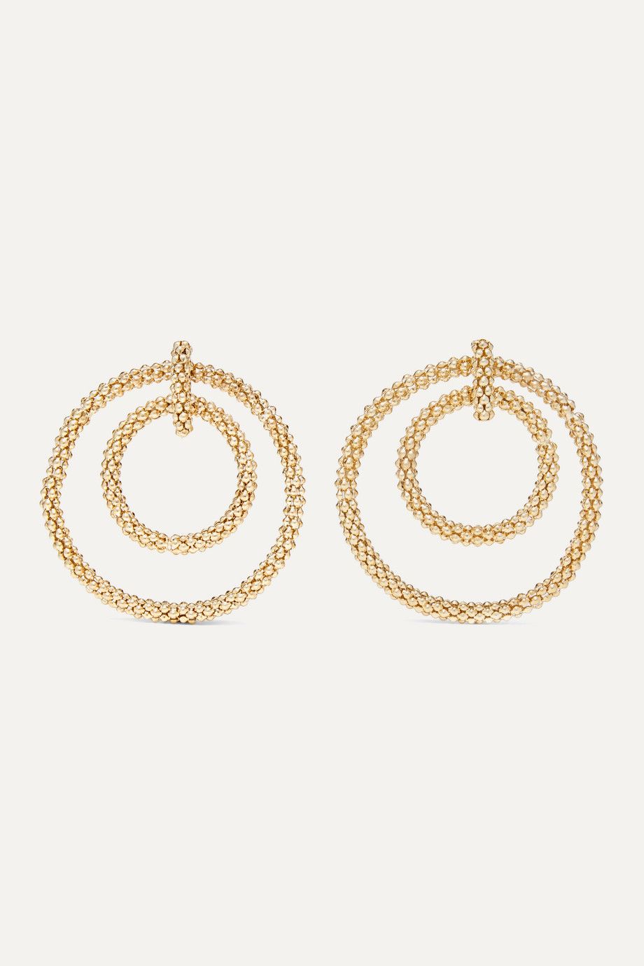 Onore gold-tone hoop earrings