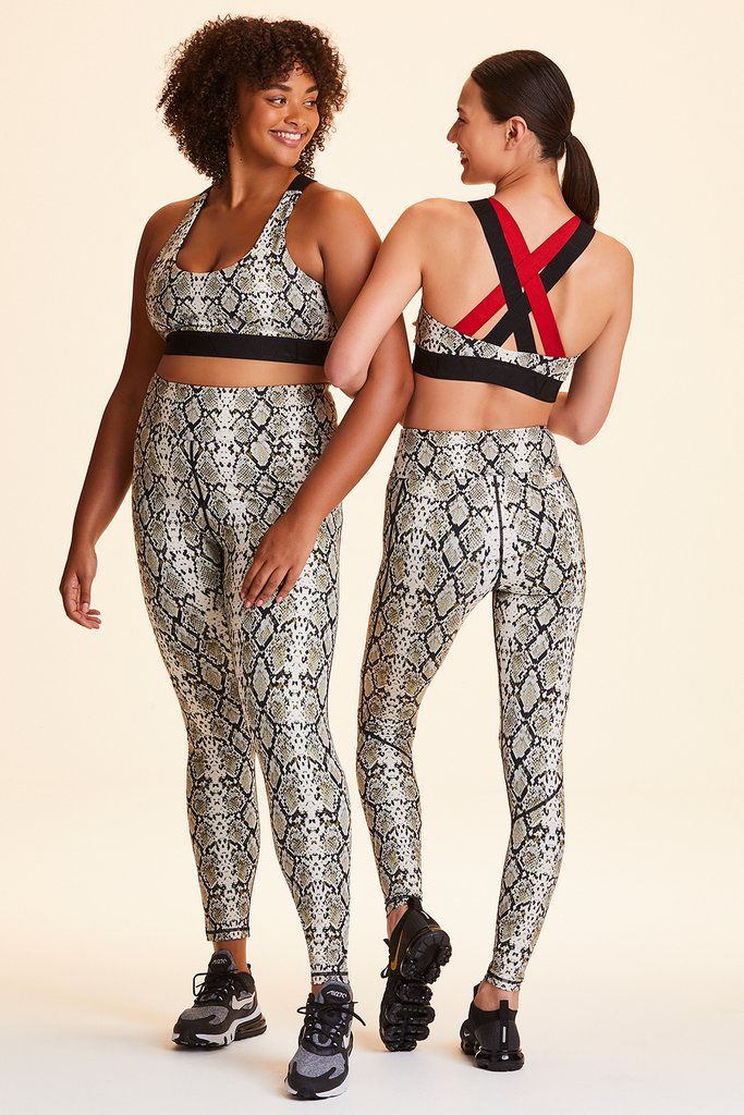 Women Fitness Leggings High Waist Slim Sports Pants Snake Leopard Animal  Skin Print Workout Gym Leggings
