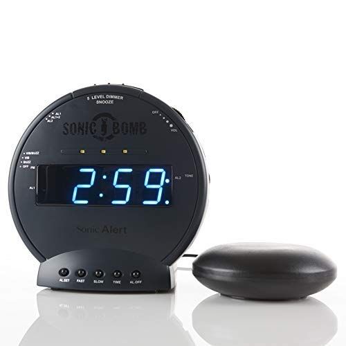 loudest alarm clock with no snooze or off button