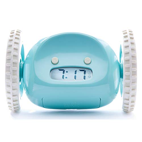 Robot Alarm Clock on Wheels