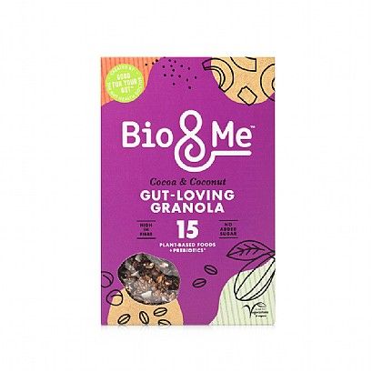 Bio&Me Cocoa + Coconut Gut Friendly Prebiotic Granola (360g)