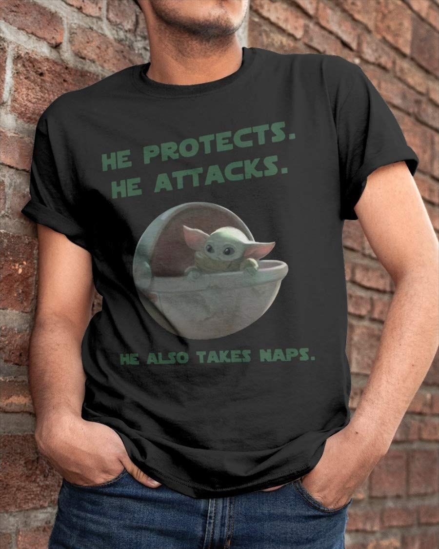 Baby Yoda Classic Short-Sleeve Shirt