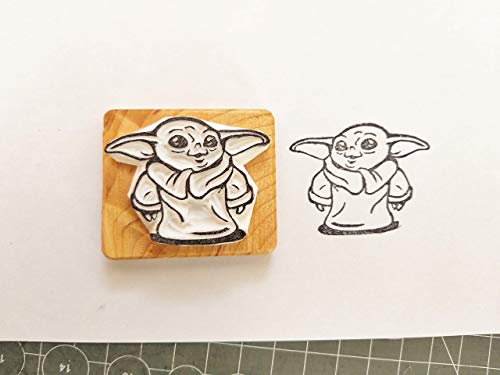 Hand-Carved Rubber Stamp