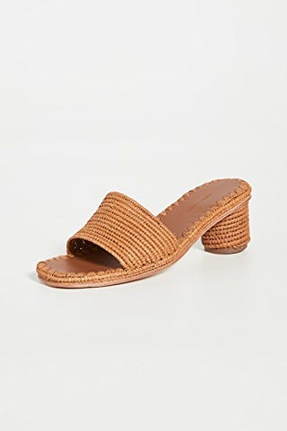 Heeled mule Heeled mule