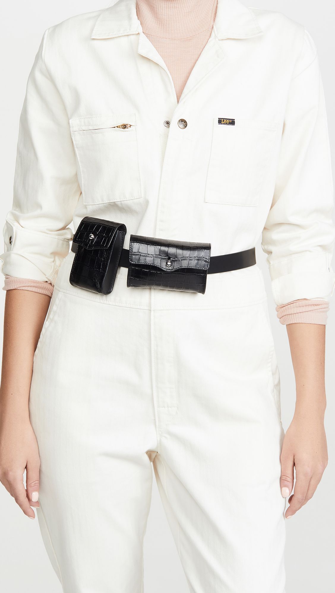 white belt bag outfit