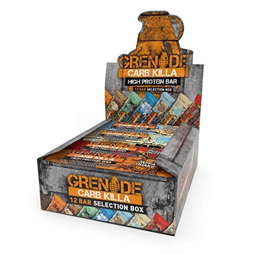 Carb Killa High Protein and Low Carb Bars, 12 x 60g - Selection Box