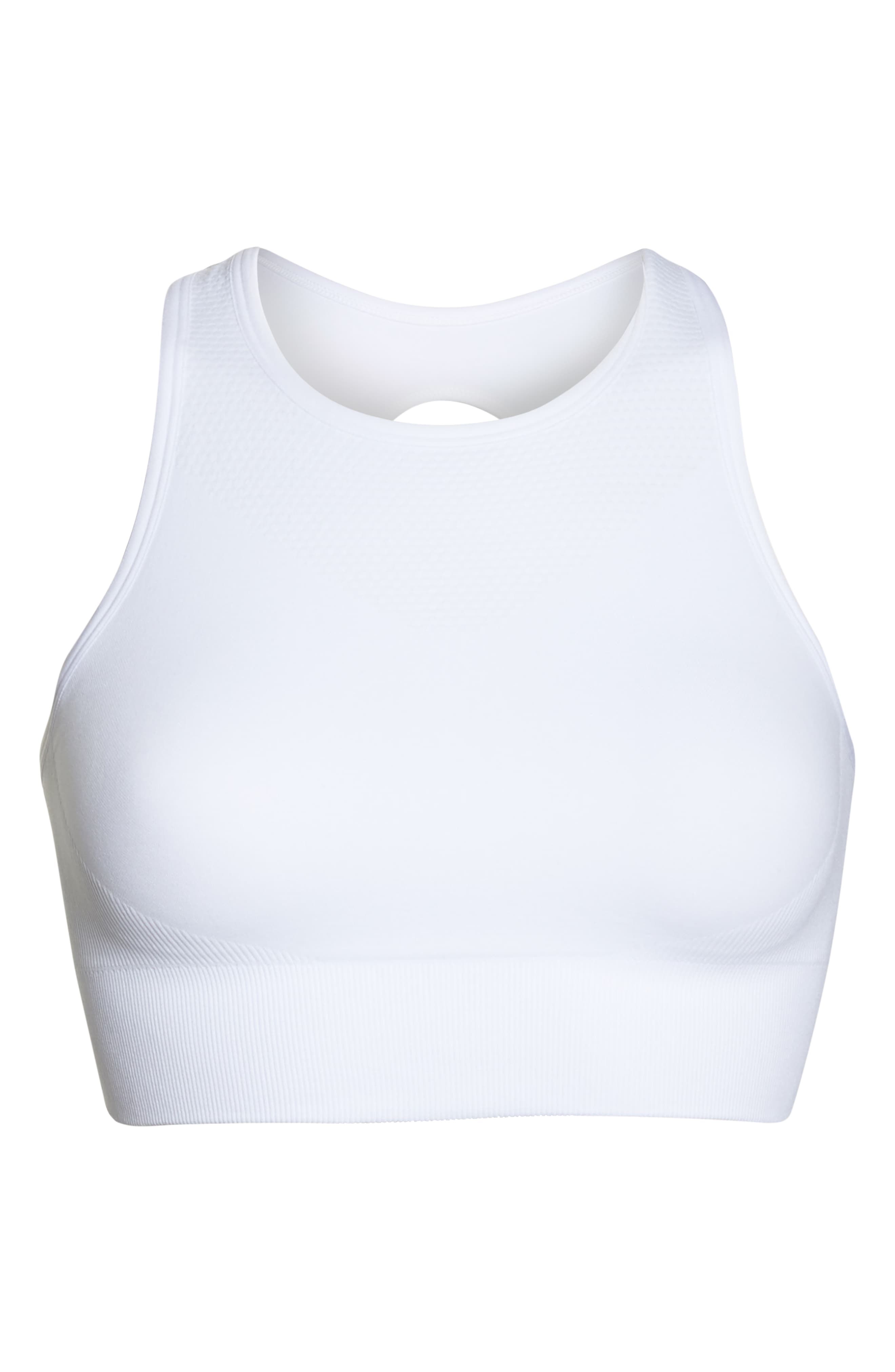 white sports bras