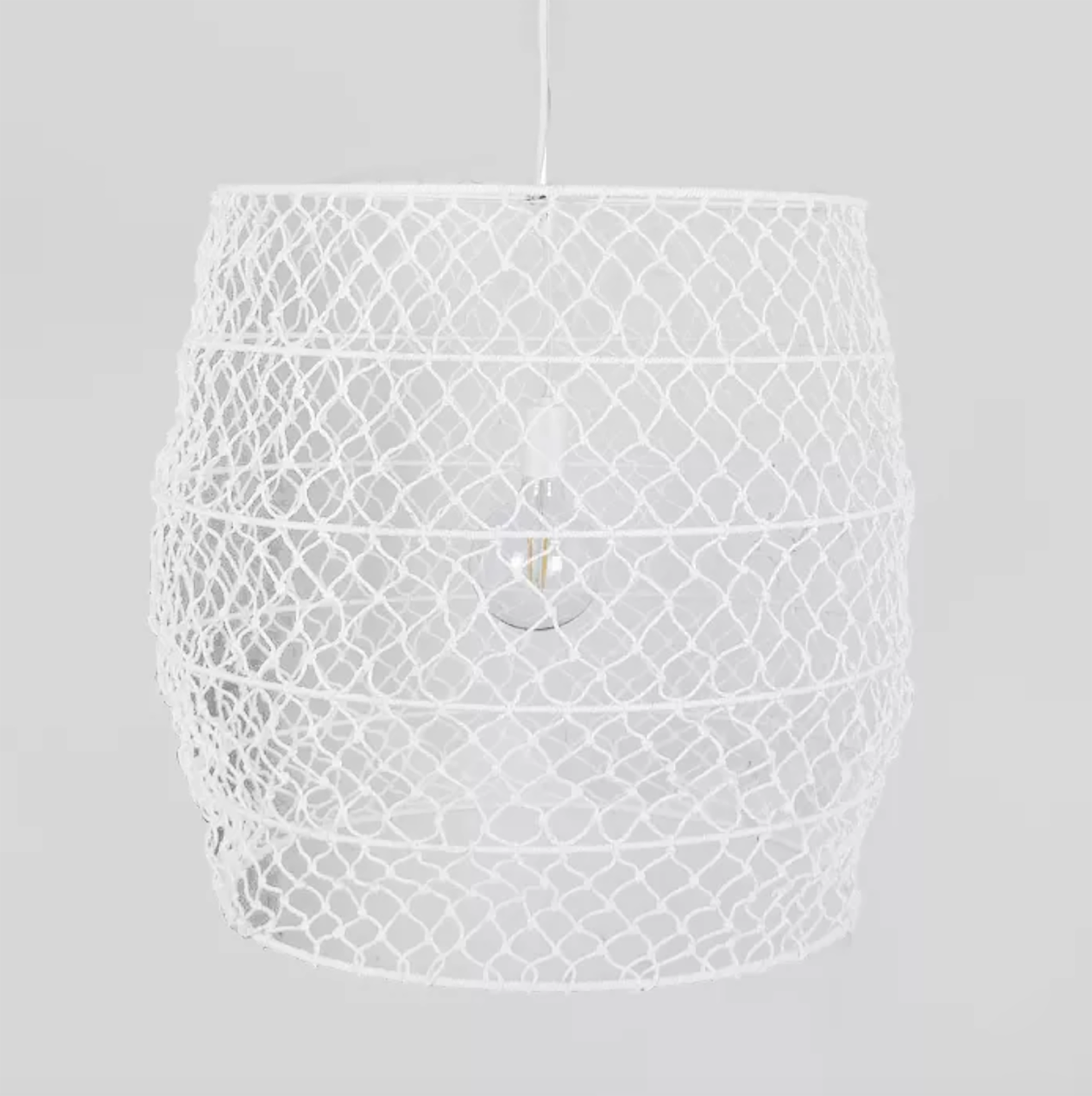 Lampe suspendue en filet