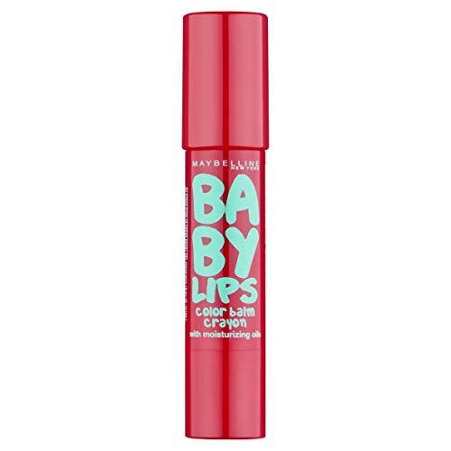 Maybelline New York Color Baby Lips Color Balm Crayon Balsamo Labbra, Colorato in Stick, Candy Red