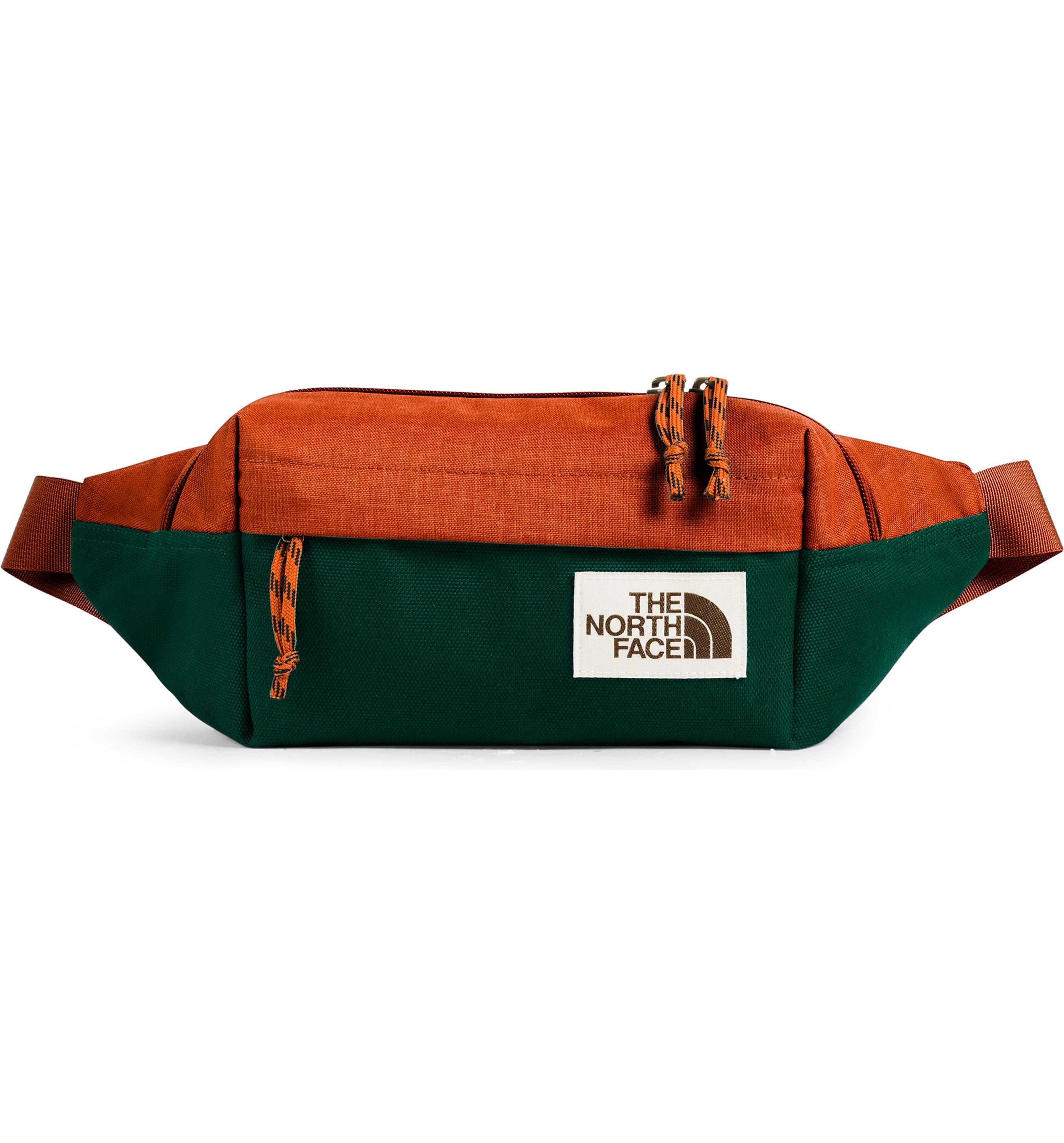 north face bum bag orange