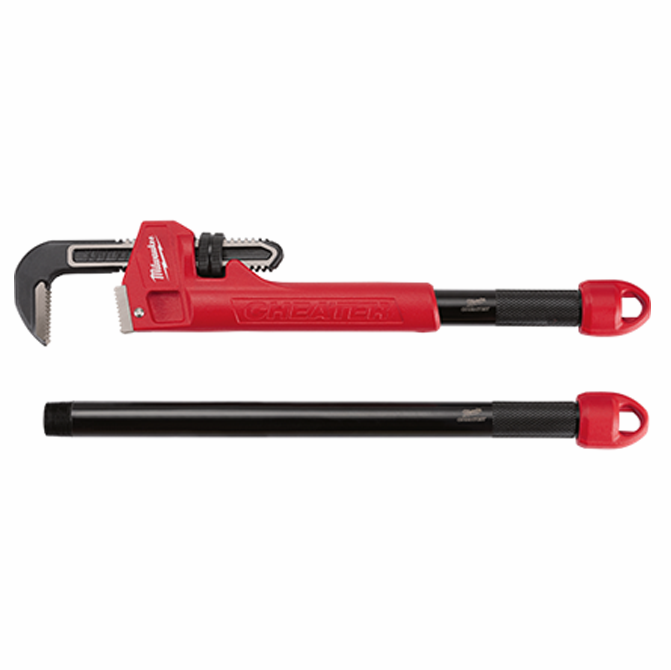 Milwaukee Cheater Adaptable Pipe Wrench