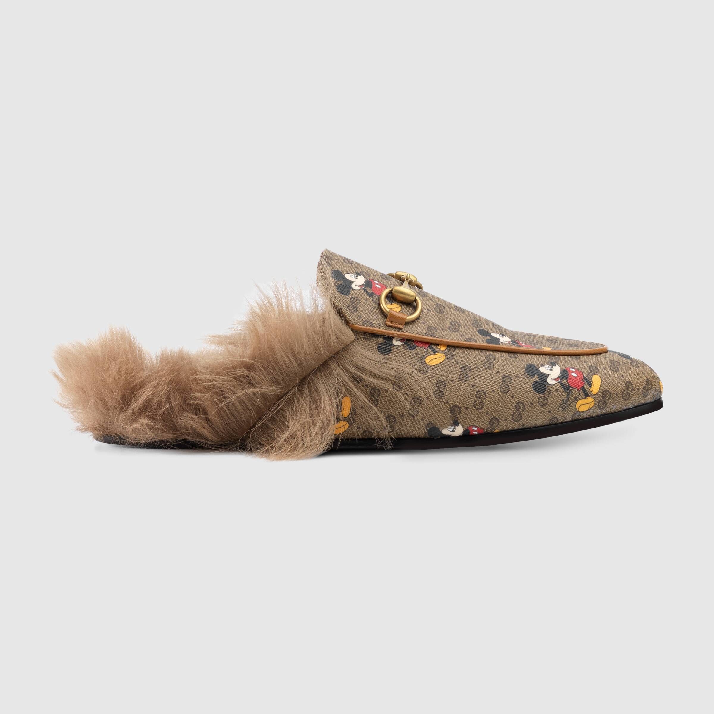 gucci silk slipper