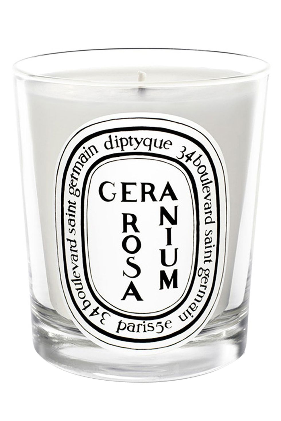 Geranium Rosa/Rose Geranium Scented Candle