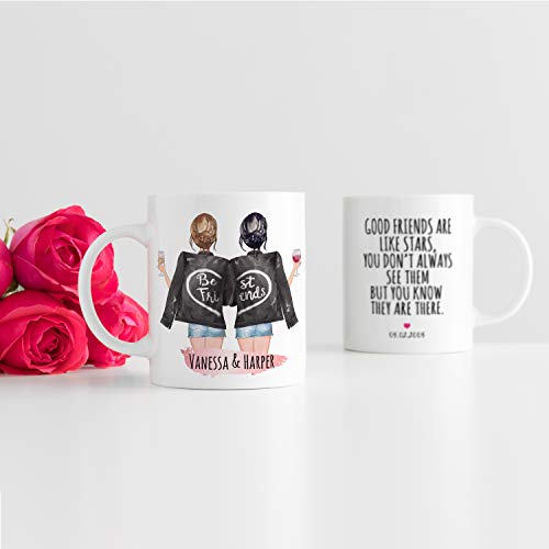 Personalized BFF Coffee Mug 