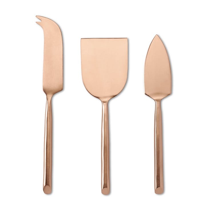 Williams-Sonoma Copper Cheese Knives (Set of Three)