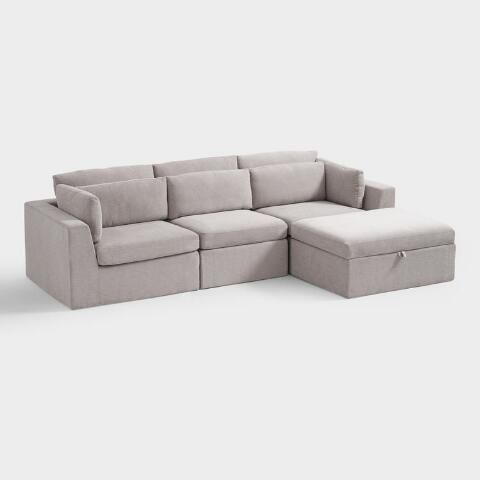 Emmett 4 Piece Modular Sectional Sofa