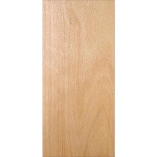 Unfinished Flush Hardwood Interior Door Slab