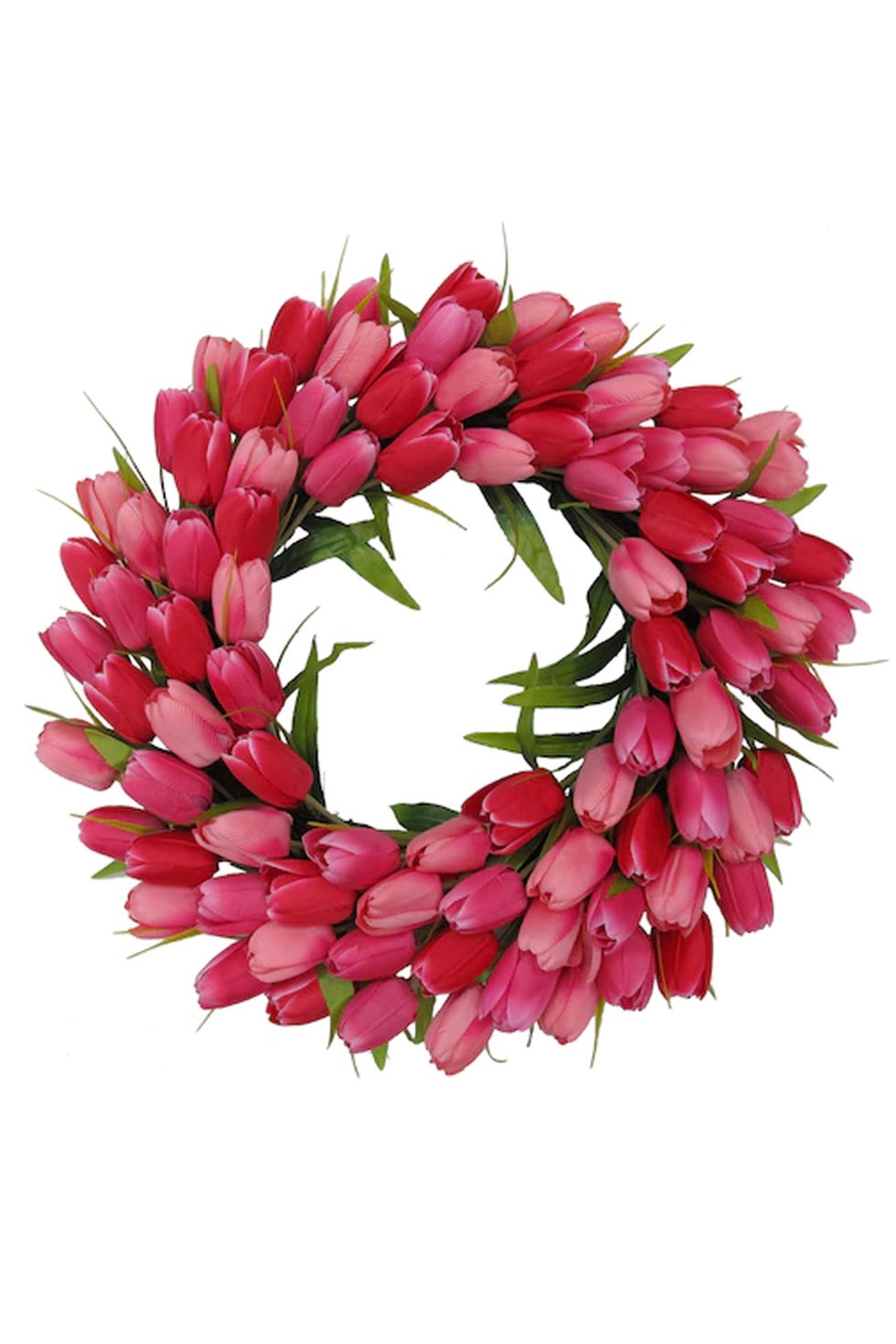 Red Tulip Heart-Shaped Wreath Tutorial