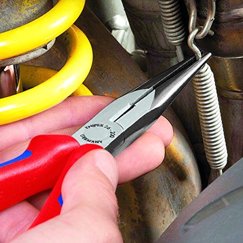 KNIPEX Tools - Long Nose Pliers With Cutter (2611200), 8 - Needle