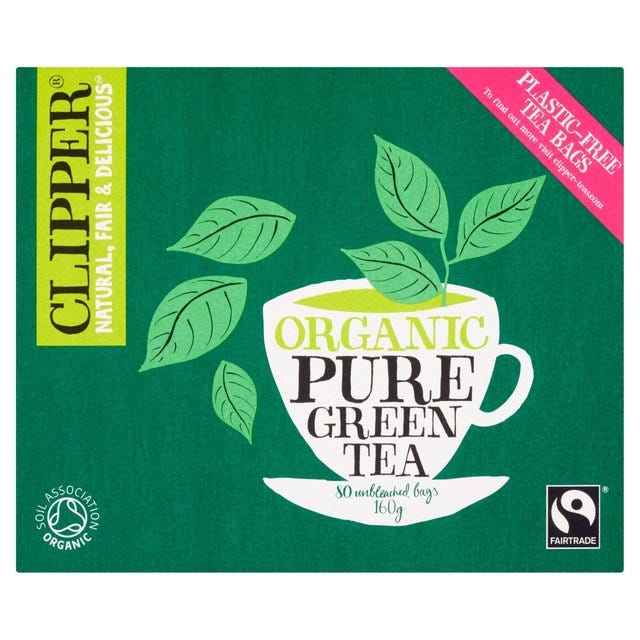 Clipper Organic Fairtrade Green Tea Bags | Ocado