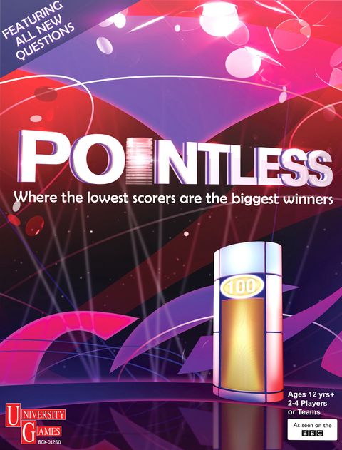 2010 BBC Pointless Board Game - Replacement Parts University Games 