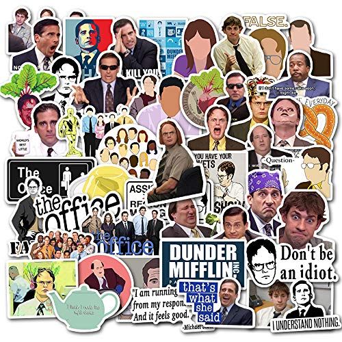 The Office Merchandise Stickers 50 Pcs